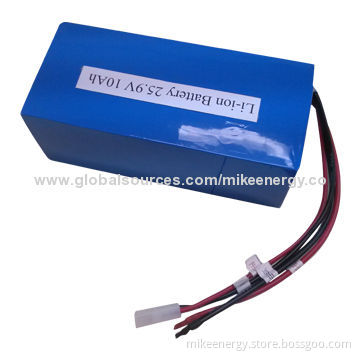 Li-polymer Battery with 10Ah Capacity and 25.9V Nominal Voltage